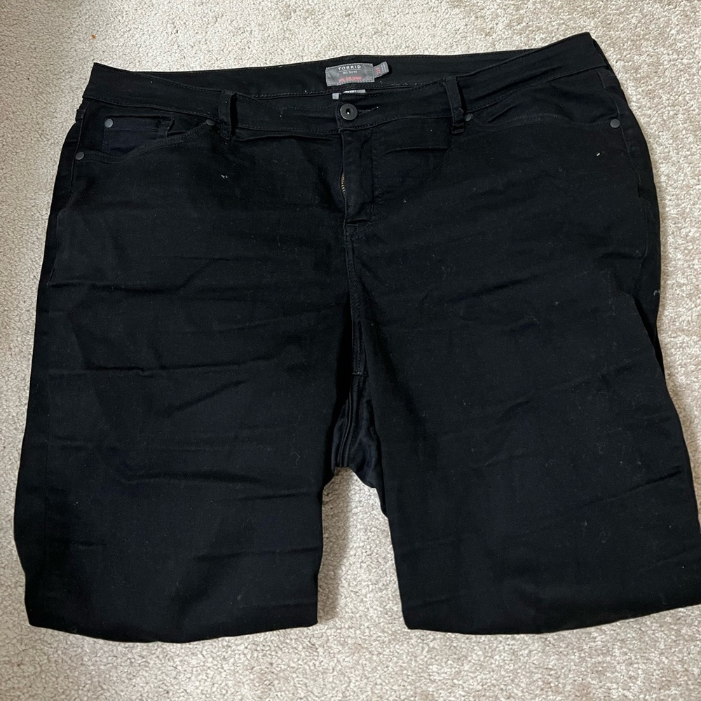 Torrid Skinny Black Jeans 22R